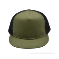 Logo personalizzato del cappello per camionista verde dell'esercito